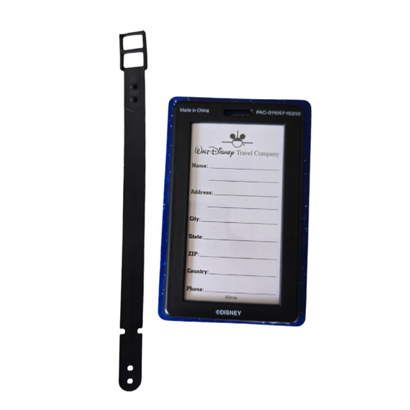 Disney 60th Anniversary Mickey Mouse & Minnie Mouse Luggage Tag - Picture 2 of 2